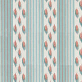 Musafir Wallpaper - Mineral / Coral - by Sanderson