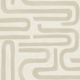 Brushed Geo Wallpaper - Neutral - by Albany