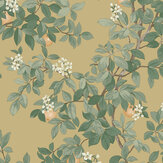 Orange Tree Wallpaper - Ochre - by Albany