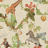 Safari Symphony Wallpaper - Beige - by Albany