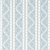 Split Pea Fabric - Coast Blue - by Scion