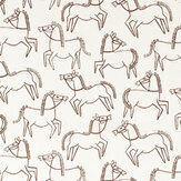 Canter Fabric - Chestnut - by Scion