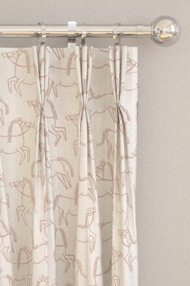 Canter Curtains - Dawn Pink - by Scion. Click for more details and a description.