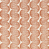 Raft Stripe Fabric - Rust - by Scion