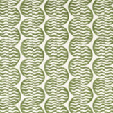 Raft Stripe Fabric - Pine - by Scion