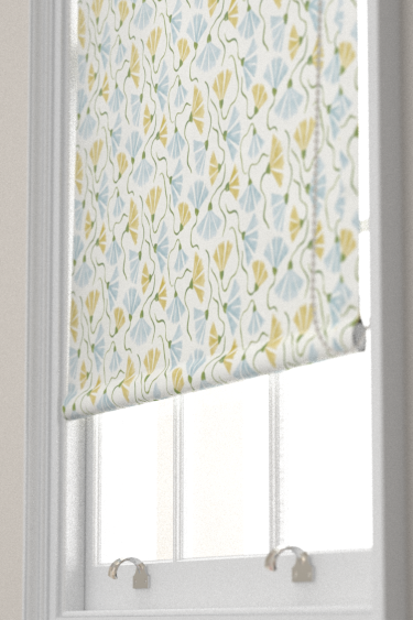 Fringed Poppy Blind - Honey / Cornflower - by Scion. Click for more details and a description.