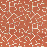 Saraceno Fabric - Rust - by Harlequin