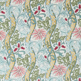 Cornflower Fabric - Rose / Woad - by Morris