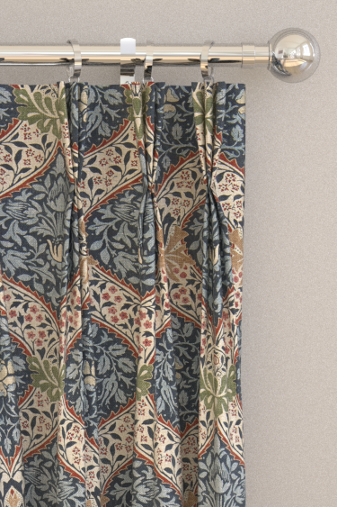 Rideaux Norbury - Indigo - Morris. Cliquez pour en savoir plus et lire la description.