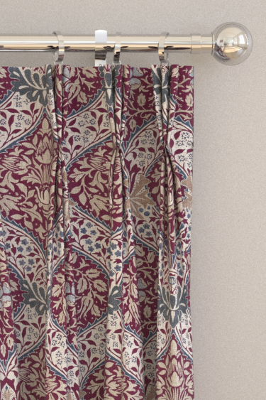 Cortinas Norbury - Rubia roja - de Morris. Haz clic para obtener más detalles y una descripción.