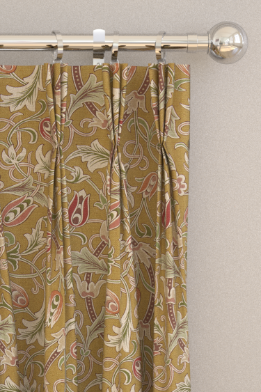 Rideaux Scrolling Tulip - Or - Morris. Cliquez pour en savoir plus et lire la description.
