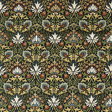 Tissu Meda Iris - Forêt / roussâtre - Morris