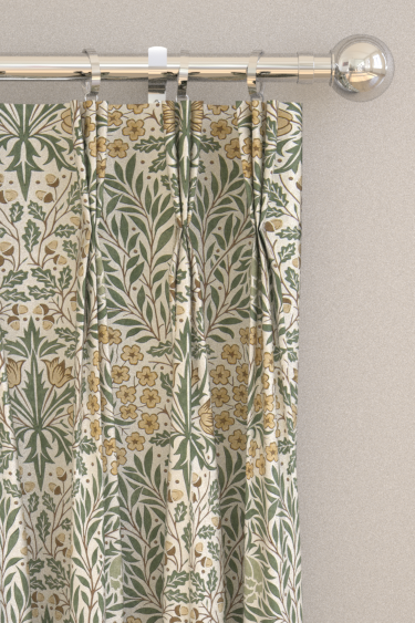 Cortinas Daisy & Oak - Tomillo/gualda - de Morris. Haz clic para obtener más detalles y una descripción.