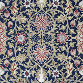 Wilton Weave Fabric - Indigo - by Morris