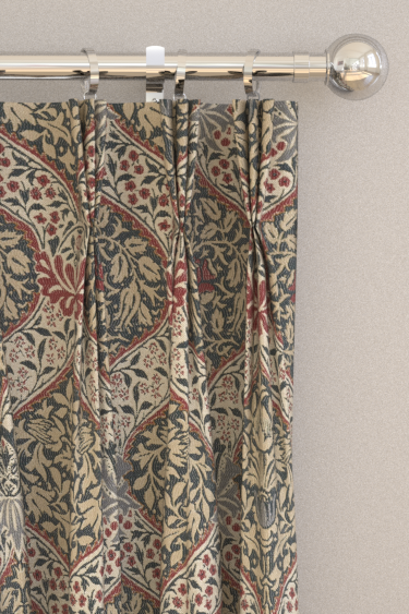 Cortinas Norbury Weave - Pizarra/ciruela - de Morris. Haz clic para obtener más detalles y una descripción.