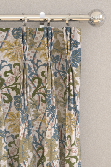 Cortinas Cornflower Embroidery - Limón/ortiga - de Morris. Haz clic para obtener más detalles y una descripción.