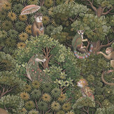 Papier peint Treetop Troop - Vert - Graham & Brown. Cliquez pour en savoir plus et lire la description.