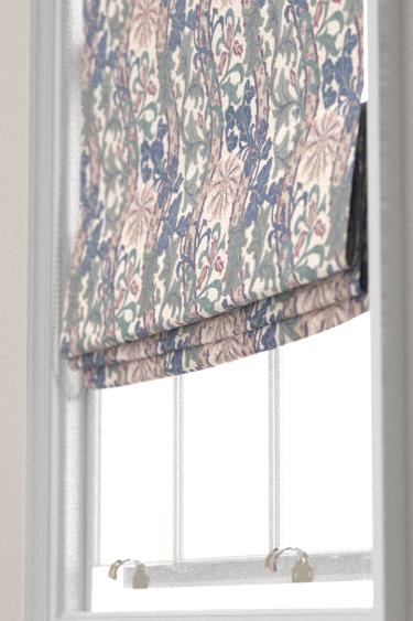 Store Cornflower Embroidery - Indigo / prune - Morris. Cliquez pour en savoir plus et lire la description.