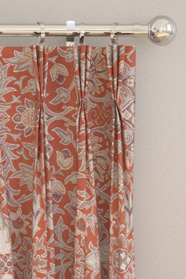 Cortinas Wilton Weave - Rojizo - de Morris. Haz clic para obtener más detalles y una descripción.