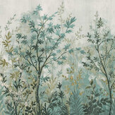 Forest in Bloom Mural - Duck Egg - by Graham & Brown