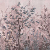 Panoramique Forest in Bloom Mural - Rosé - Graham & Brown