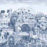 The Lost City Mural - Blue Wash - by Graham & Brown