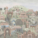 The Lost City Mural - Soft Green - by Graham & Brown