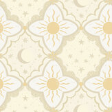 Sol & Måne Wallpaper - Orange and Fawn - by Galerie