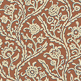 Letti Wallpaper - Red - by Josephine Munsey
