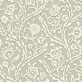 Letti Wallpaper - Soft Blue - by Josephine Munsey