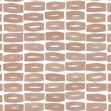 Modernist Motif Wallpaper - Terracotta - by York. Click for more details and a description.