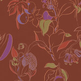 Guanábana Wallpaper - Terracota - by Tres Tintas