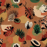 Tropicalia Wallpaper - Naranja - by Tres Tintas