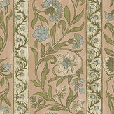 Potter Stripe Wallpaper - Plaster Pink - by Josephine Munsey