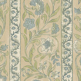 Potter Stripe Wallpaper - Stone - by Josephine Munsey