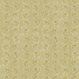 Rubia Wallpaper - Soft Yellow - by Josephine Munsey