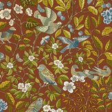 Noise Nextdoor Wallpaper - Brown - by Josephine Munsey