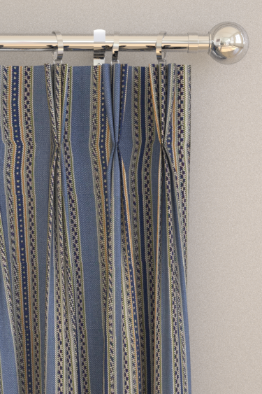 Rideaux Bexleyheath Stripe - Guède - Morris. Cliquez pour en savoir plus et lire la description.