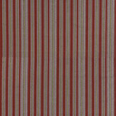 Bexleyheath Stripe Fabric - Wine - by Morris