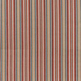 Woodford Stripe Fabric - Mulberry - by Morris