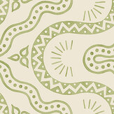 Pinball Wallpaper - Green Tea - by Linwood