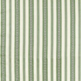 Dallington Stripe Fabric - Herball - by Morris