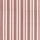 Dallington Stripe Fabric - Mulberry - by Morris