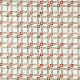 Wisley Weave Fabric - Russet / Thyme - by Morris