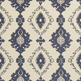 Papier peint Kilim - Bleu marine - Barneby Gates. Cliquez pour en savoir plus et lire la description.
