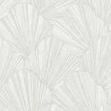 Allegra Geo Wallpaper - White - by Albany