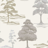 Carlotta Tree Wallpaper - Cream - by Albany