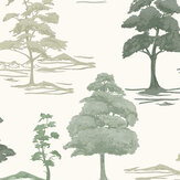 Carlotta Tree Wallpaper - Sage - by Albany