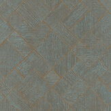 Tessellation Wallpaper - Aqua - by Galerie