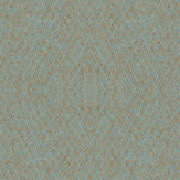 Trellis Wallpaper - Aqua - by Galerie